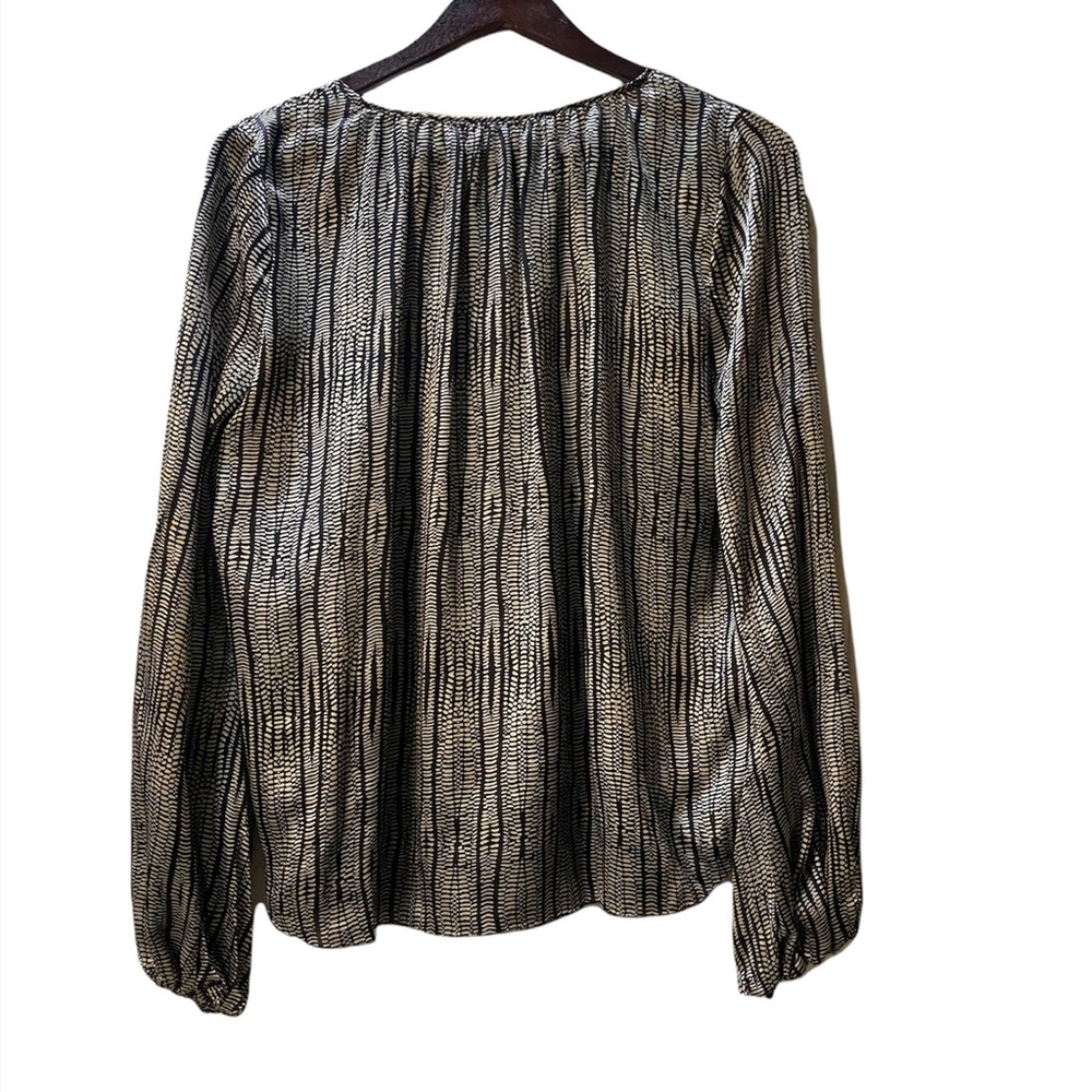 L'AGENCE Black Silk Constance Blouse NWT NEW REG $295 - Picture 2 of 3